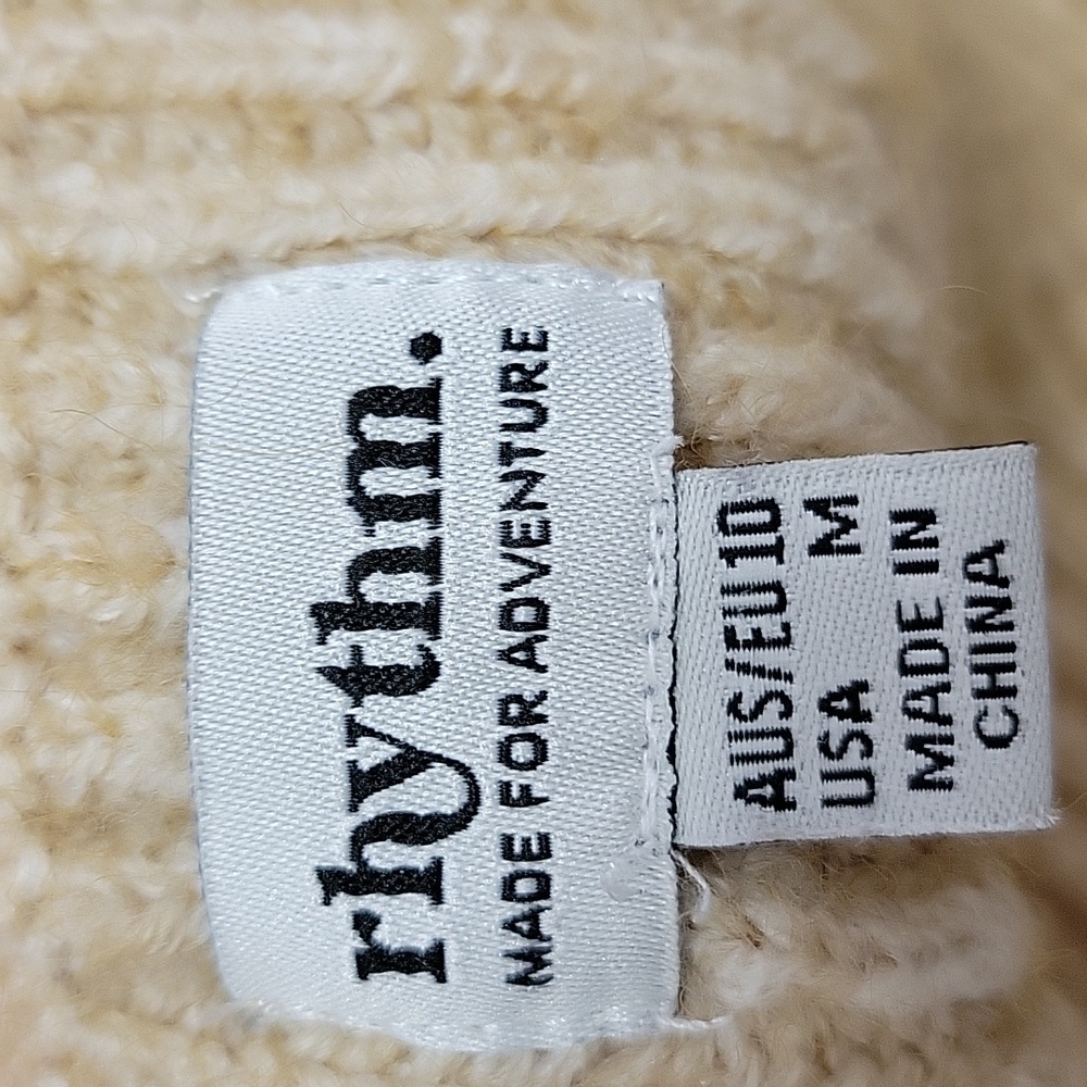 Rhythm Beige Ribbed Tank Top - Picture 5 of 6
